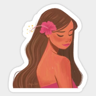 Island Girl Sticker